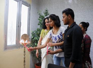 Inauguration of the Students Common Room at Kashmere Gate Campus