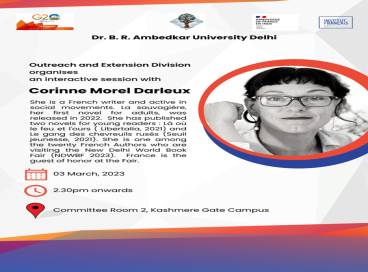 G20_Interaction with French Author_Corrine Morel Darleux 3rd March 2023