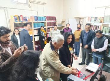 Launch of Inclusive Library by Hon'ble VC, AUD