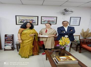 Visit of Delegate from Cluj University, Romania