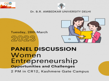 G20_Panel Discussion Women Entrepreneurship: Opportunities and Challenges 28th March 2023
