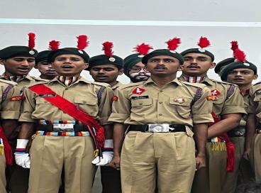 Cadet Investiture Ceremony as part of the NCC Day Celebrations 2nd Dec 2022
