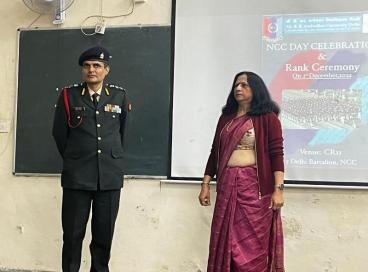 Cadet Investiture Ceremony as part of the NCC Day Celebrations 2nd Dec 2022