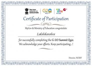 G20 Summit Quiz 10th April 2023