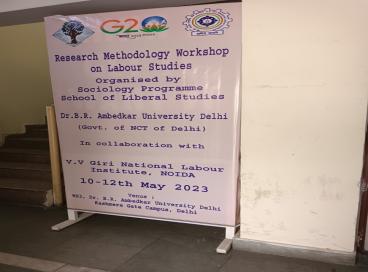 G20 Research Methodology Workshop on Labour Studies 10th -12th May 2023