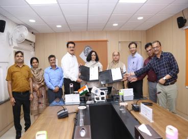 Signing of MOU with Khwaja Moinuddin Chishti Language University Lucknow