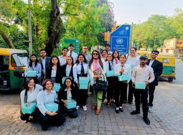 Visit & participation of Students from the Department of Political Science in Sansad TV discussions on 'She Leads – Viksit Bharat Ki Aur