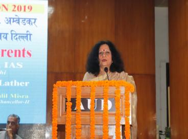 Dr. B.R. Ambedkar University Delhi (AUD) conducted an orientation programe for newly admitted students of all Under Graduate programme on 01.08.2019