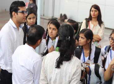 AUD's participation in Career Conclave 3.0 organised by EVGC, Director of Education-GNCTD