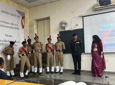 Cadet Investiture Ceremony as part of the NCC Day Celebrations 2nd Dec 2022