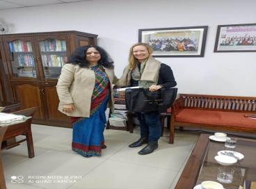 Delegates from Embassy of Denmark visited AUD