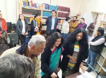 Launch of Inclusive Library by Hon'ble VC, AUD