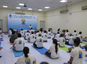 Celebration of 8th International Day of Yoga on 21st June, 2022