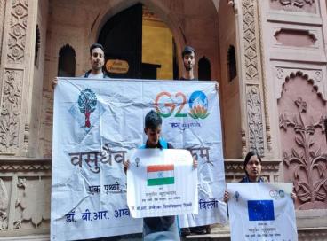 March from Kashmere Gate Campus of Dr. B.R. Ambedkar University till Red Fort 10th February 2023