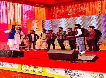 G20_SBPPSE_Experiential learning at SARAS Aajeevika Mela, Noida Haat 1st March 2023