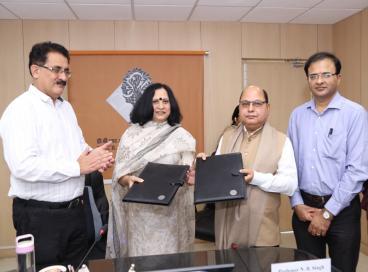 Signing of MOU with Khwaja Moinuddin Chishti Language University Lucknow