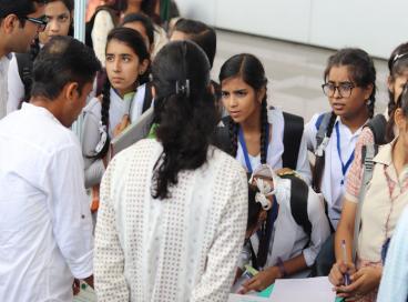 AUD's participation in Career Conclave 3.0 organised by EVGC, Director of Education-GNCTD