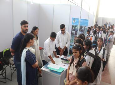 AUD's participation in Career Conclave 3.0 organised by EVGC, Director of Education-GNCTD