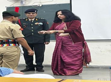 Cadet Investiture Ceremony as part of the NCC Day Celebrations 2nd Dec 2022