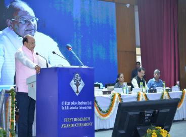 First Research Awards Ceremony of Dr B. R. Ambedkar University Delhi