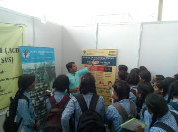 AUD's participation in Career Conclave 3.0 organised by EVGC, Director of Education-GNCTD