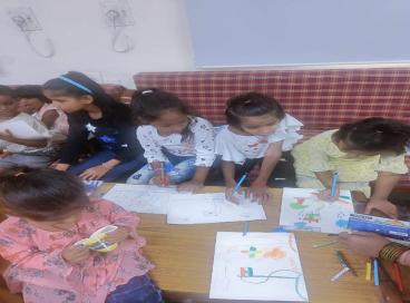 Drawing competition organized by Outreach Extension