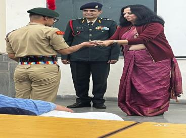 Cadet Investiture Ceremony as part of the NCC Day Celebrations 2nd Dec 2022
