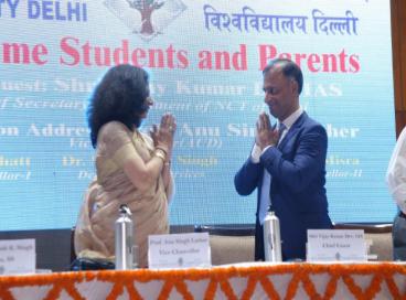 Dr. B.R. Ambedkar University Delhi (AUD) conducted an orientation programe for newly admitted students of all Under Graduate programme on 01.08.2019