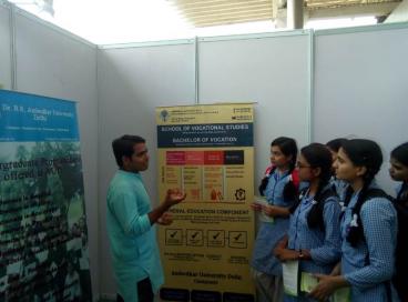 AUD's participation in Career Conclave 3.0 organised by EVGC, Director of Education-GNCTD