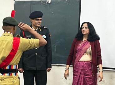 Cadet Investiture Ceremony as part of the NCC Day Celebrations 2nd Dec 2022