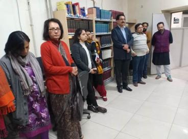 Launch of Inclusive Library by Hon'ble VC, AUD