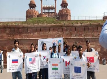 March from Kashmere Gate Campus of Dr. B.R. Ambedkar University till Red Fort 10th February 2023
