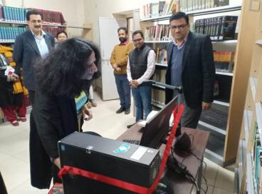 Launch of Inclusive Library by Hon'ble VC, AUD