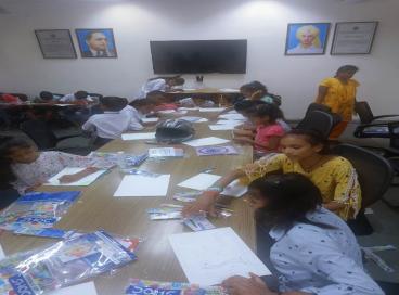 Drawing competition organized by Outreach Extension