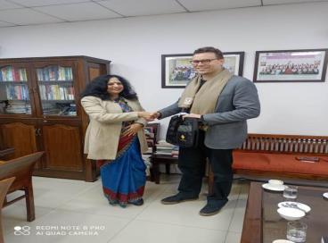 Delegates from Embassy of Denmark visited AUD