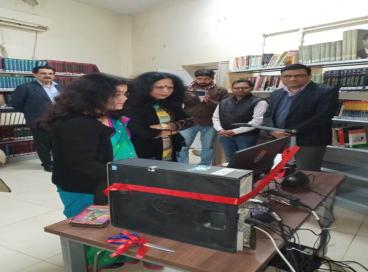 Launch of Inclusive Library by Hon'ble VC, AUD