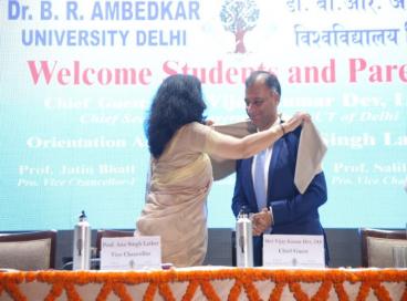 Dr. B.R. Ambedkar University Delhi (AUD) conducted an orientation programe for newly admitted students of all Under Graduate programme on 01.08.2019