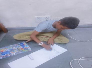 Drawing competition organized by Outreach Extension