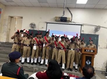 Cadet Investiture Ceremony as part of the NCC Day Celebrations 2nd Dec 2022