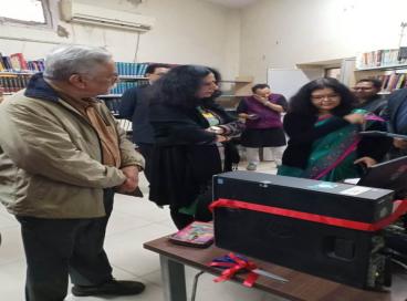 Launch of Inclusive Library by Hon'ble VC, AUD