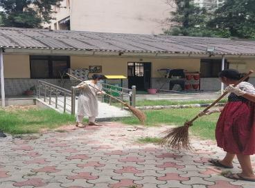 Cleaning of Hostel Premises