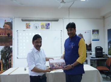 Padma Shri Shri K K Muhammed with SHRM faculty and students 06.09.24