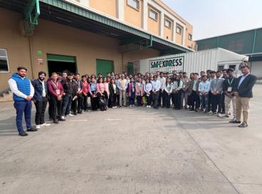 Industrial Visit to Safexpress Logistics Park Binola near Bilaspur, Haryana