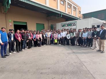 Industrial Visit to Safexpress Logistics Park Binola near Bilaspur, Haryana