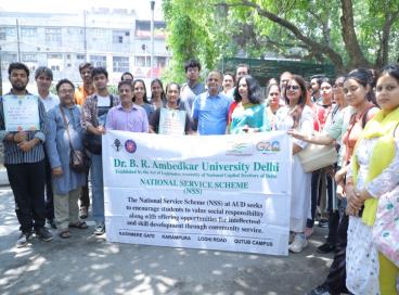 Voter awareness Campaign led by Hon'ble Vice Chancellor