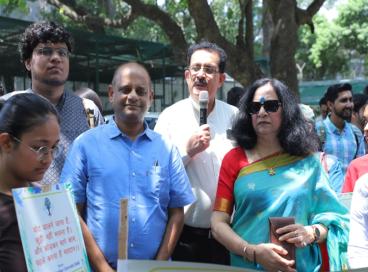 Voter awareness Campaign led by Hon'ble Vice Chancellor