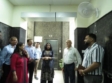  inaugurated the newly installed lift 