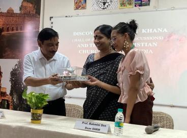 Padma Shri Shri K K Muhammed with SHRM faculty and students 06.09.24