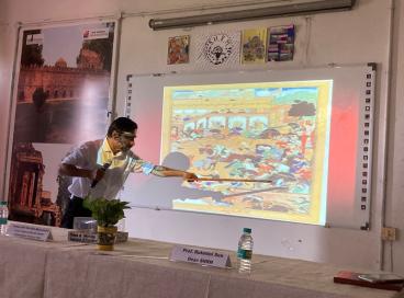 Padma Shri Shri K K Muhammed with SHRM faculty and students 06.09.24