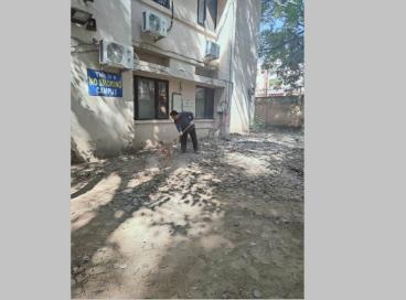 NSS volunteers during Swachhta Abhiyan on 2nd Oct 2024